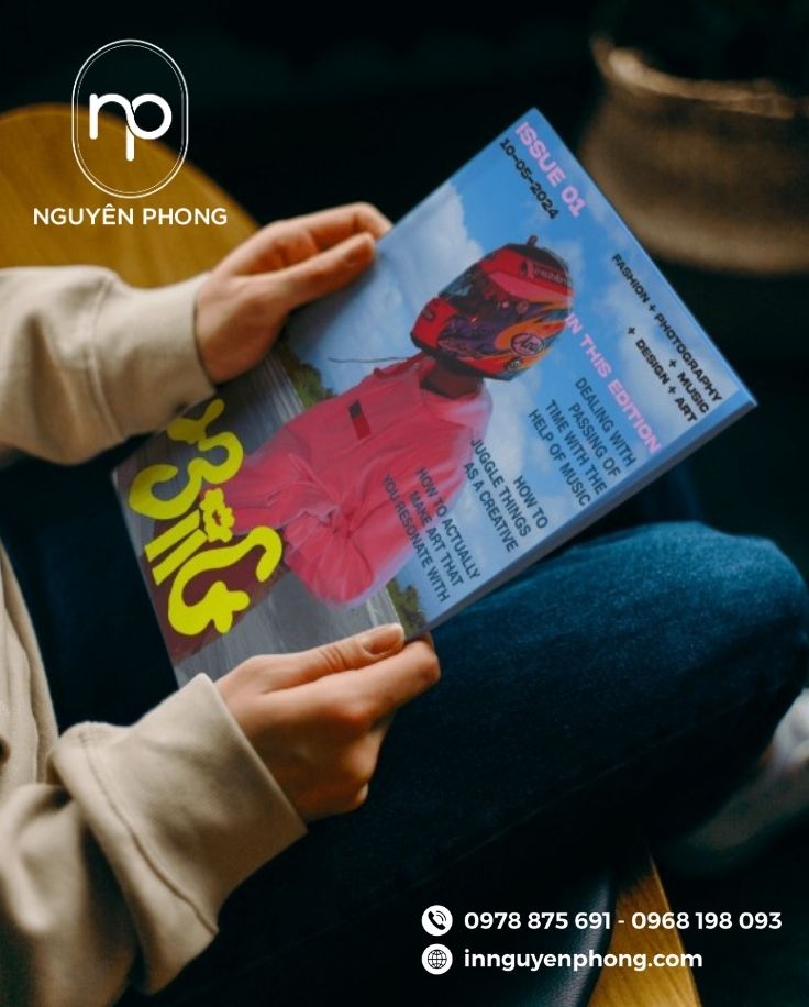 Logo in ấn trên báo